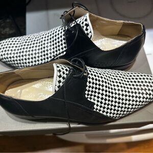 Black and White Men's Dress Shoes